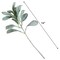 Tinsow Artificial Flocked Lambs Ear Leaves Dusty Miller Stems Flocked Oak Leaves Lamb's Ear Leaf for Home Wedding DIY Floral Arrangement (Silver Lamb's Ear, 5)